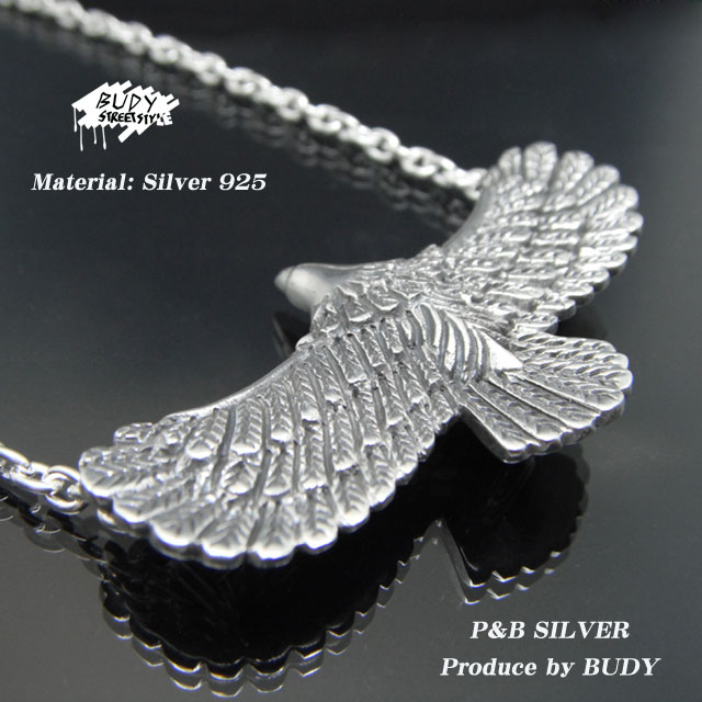 楽天市場】シルバー925イーグルネックレスペンダントトップ 鷲