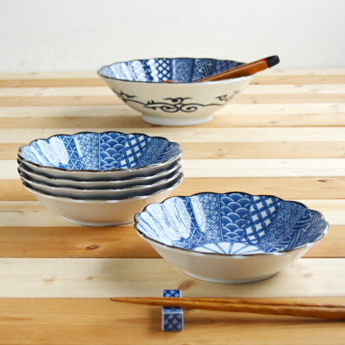 楽天市場】美濃焼 染付祥瑞 煮物鉢【径16.5x高4cm】和食器 藍 染付 器