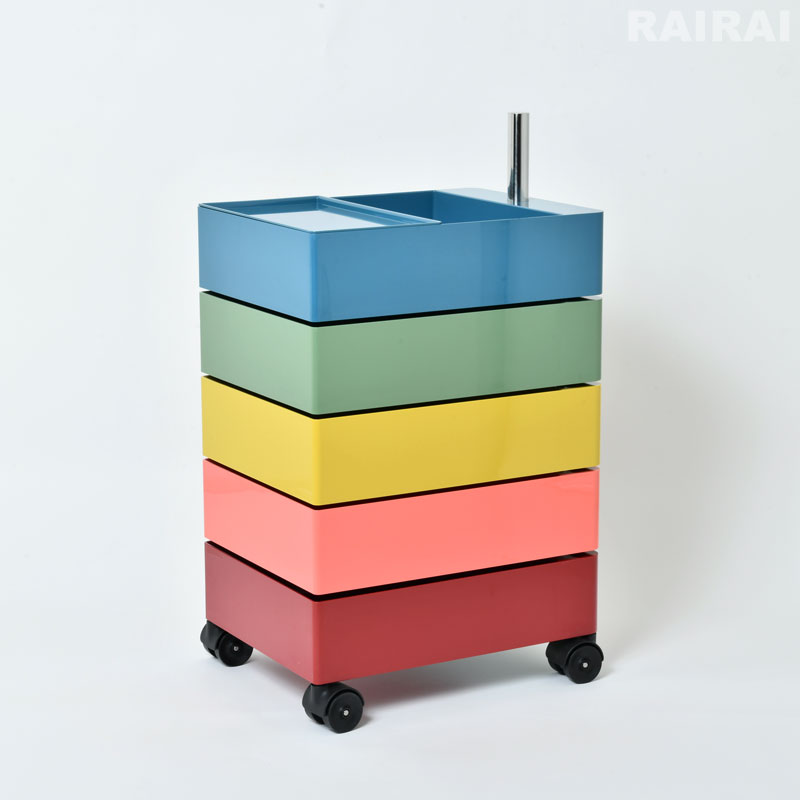 楽天市場】【限定カラー】 マジス 360°コンテナー 5段 引き出し収納