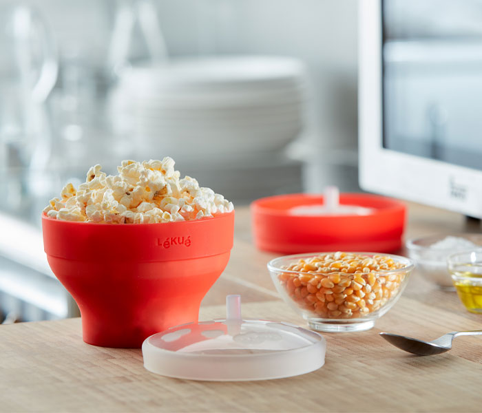 楽天市場】ルクエ ミニポップコーン レッド Lekue 【 ポップコーン
