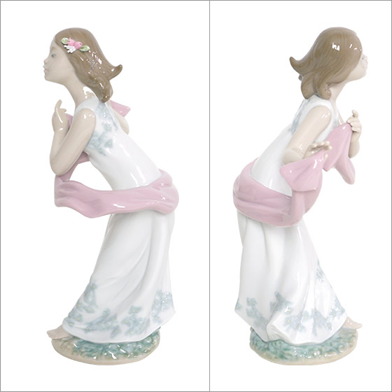 楽天市場】リヤドロ 人形 少女 女の子 陶器 LLADRO 穏やかな風 8585