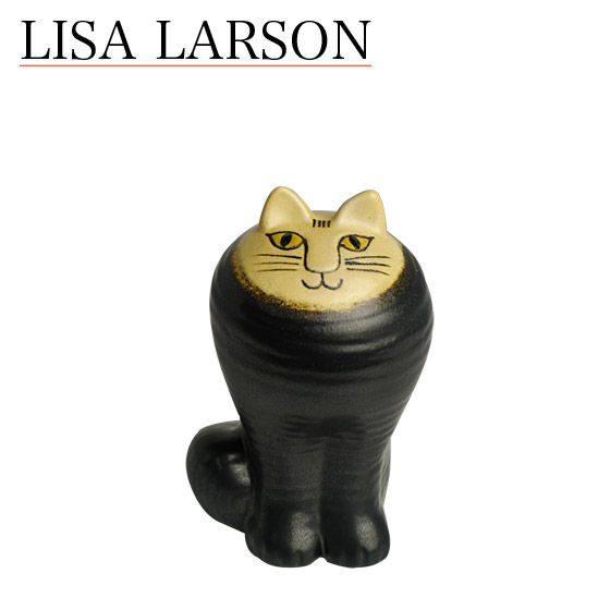 楽天市場】リサラーソン 猫 キャットマヤ 置物 ねこ ブラック 動物