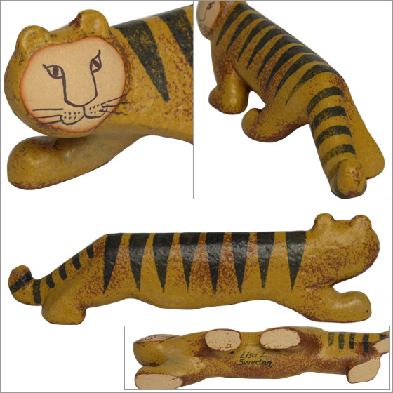 楽天市場】リサラーソン 置物 タイガー トラ 動物 Lisa Larson Tiger