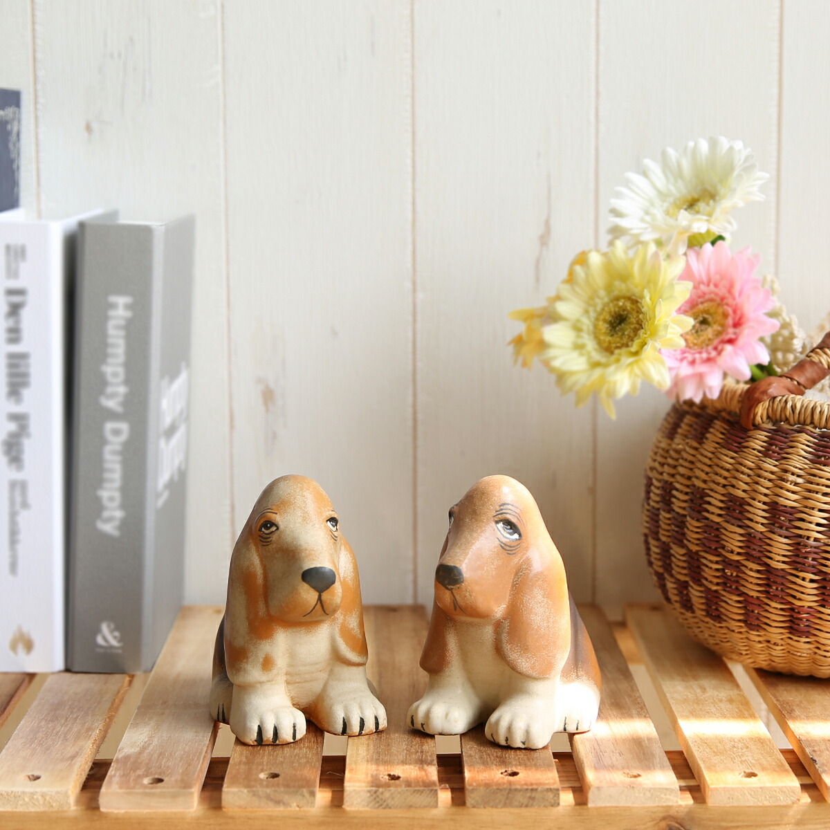 楽天市場】リサラーソン 置物 ケンネル バセット 動物 LisaLarson