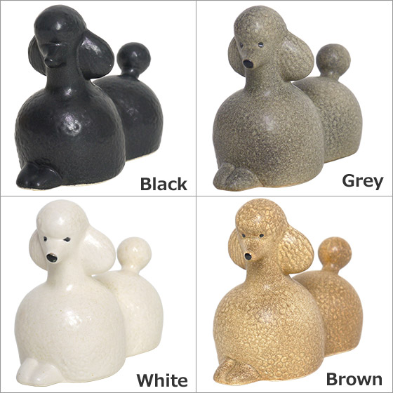 楽天市場】リサラーソン 置物 ケンネル プードル ミディアム 犬 陶器