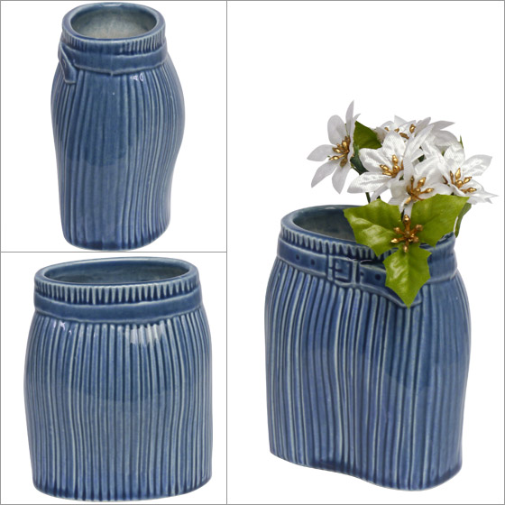 楽天市場】リサラーソン 花瓶 スカート ブルー ワードローブ 1560100