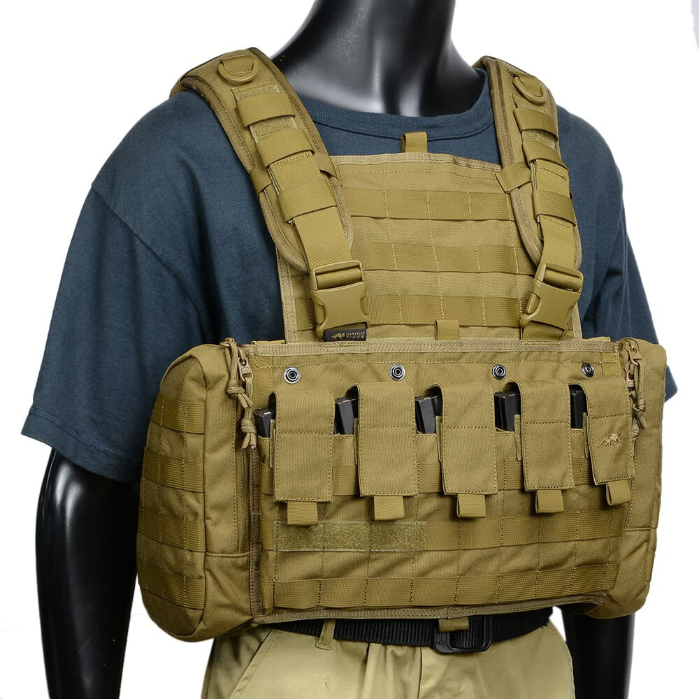 楽天市場】Tasmanian Tiger チェストリグ MKII サイドポケット付き M4