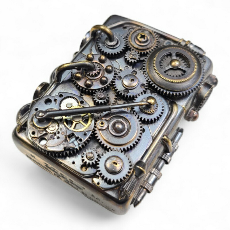 楽天市場】希少 ZIPPO ジッポ アンティーク仕上げ スチームパンク歯車