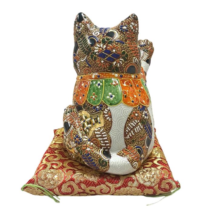 楽天市場】【九谷焼】タッチ猫（店頭飾 招きネコ ねこ 魔除け 置物