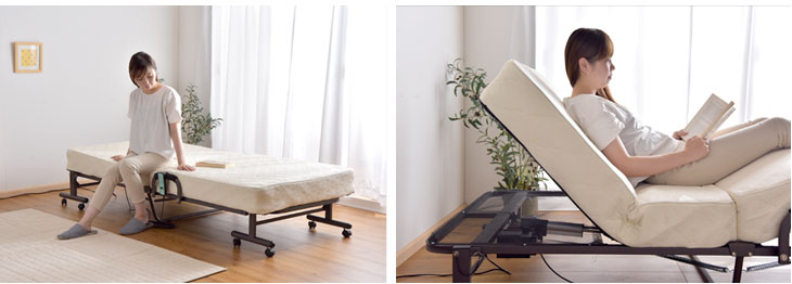 楽天市場】□本日クーポン3％引□ 電動リクライニング ベッド ボンネル