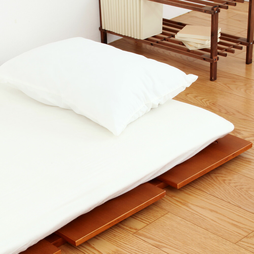 楽天市場】天然木 シングルベッド ニーナ シンプル フレーム 組立簡単