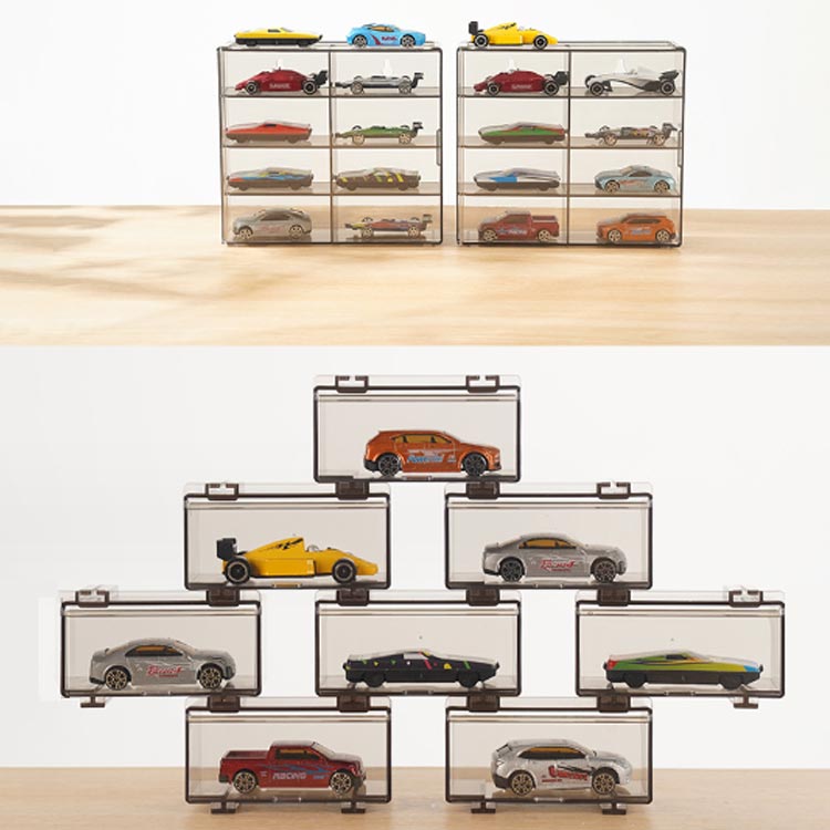 楽天市場】 最大40台収納 ミニカーディスプレイ ミニカー 収納ケース