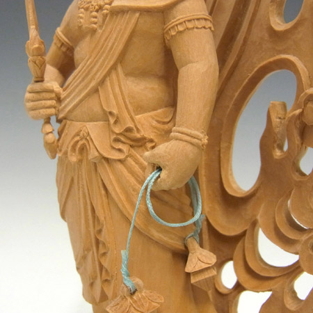 楽天市場】木彫り 仏像 不動明王 立像 高さ28cm 榧製 [Ryusho] : 龍祥本舗