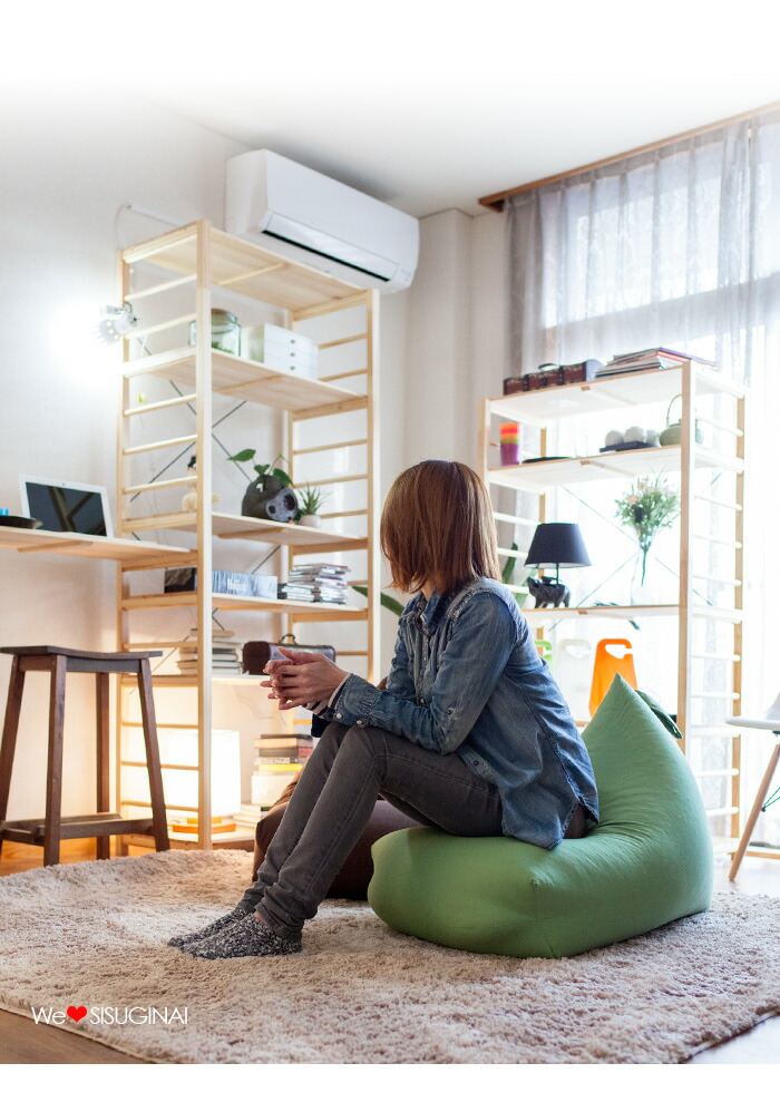 楽天市場】ひとりがけ ソファー ビーズクッション ビーズソファ 三角