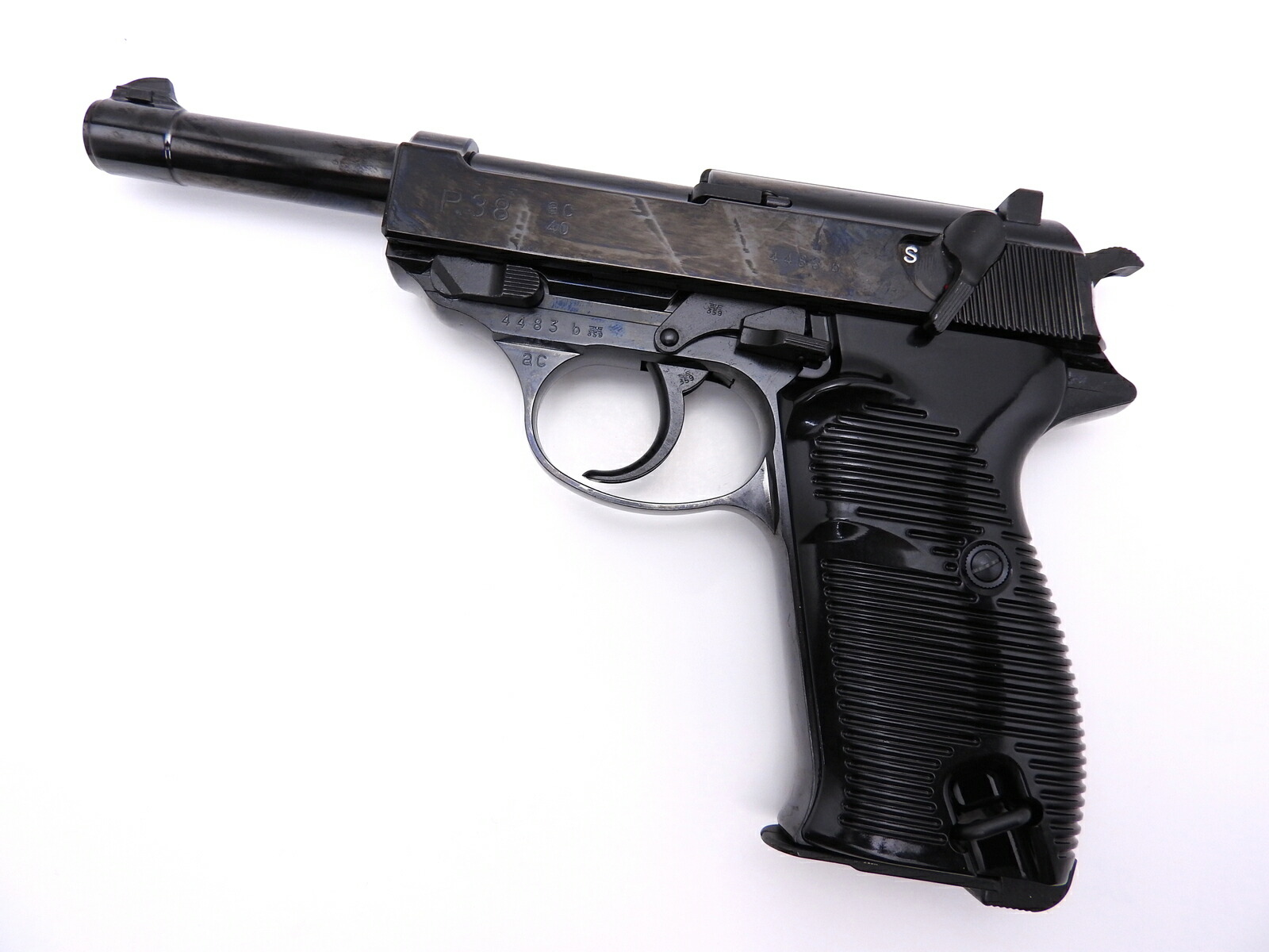 楽天市場】マルゼン ワルサー P38 ブラックメタルモデル ac40 ブロー