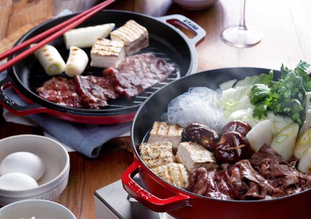 楽天市場】【公式】【生涯保証】Sukiyaki & グリルパン 26cm チェリー