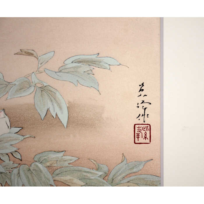 楽天市場】絵画 榊原紫峰 木版画 『富貴草』 花 鳥 美術品 アート