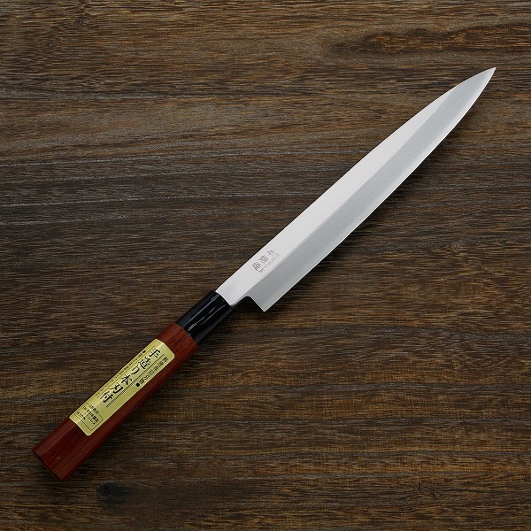 楽天市場】本鍛造複合ステンレス柳刃包丁240mm手造り本刃付け 日本製