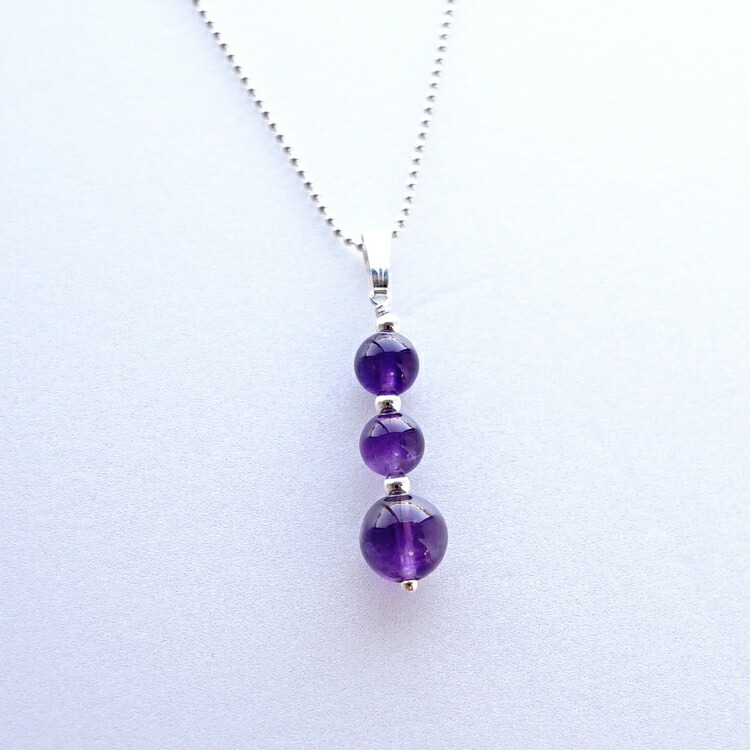 楽天市場】アメジスト ペンダント トップ ネックレス【癒しの