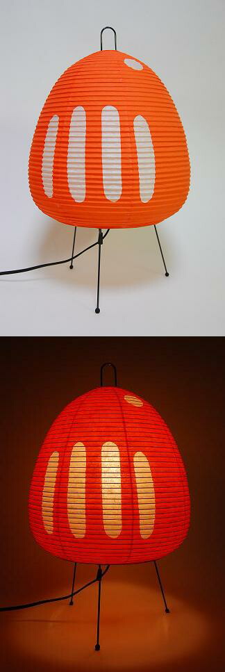 楽天市場】イサムノグチ AKARI あかり アカリ 1AT（抽象模様 オレンジ