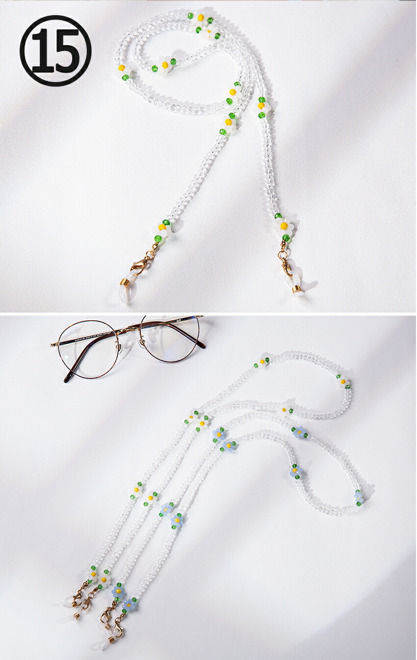 楽天市場】【全品10%OFFクーポン☆2点以上】マスクチェーン ビーズ