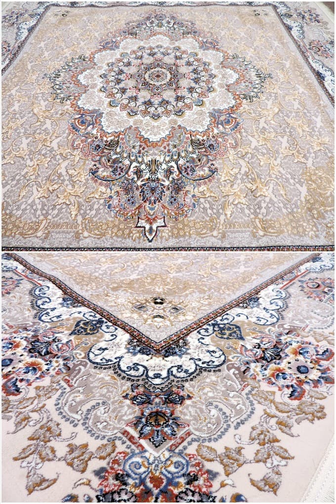 楽天市場】ペルシャ絨毯 カーペット ラグ 63万ノット ウィルトン織り