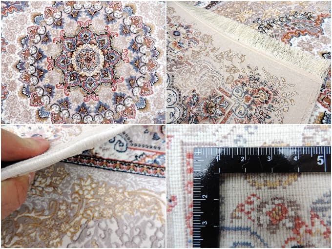 楽天市場】ペルシャ絨毯 カーペット ラグ 63万ノット ウィルトン織り