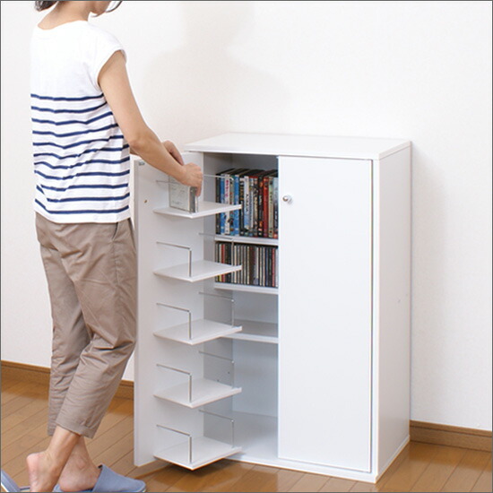 楽天市場】安心の日本製 国産 CD収納 CDラック : 家具空間