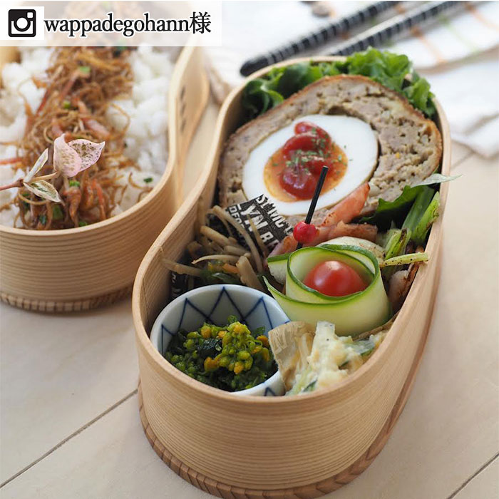 楽天市場】曲げわっぱ 弁当箱 わっぱ 大館工芸社 はんごう弁当箱 2段