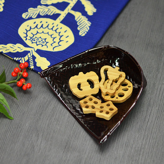 楽天市場】竹 皿 みの皿 籃胎 約13cm おしゃれ プレート さら アジロ