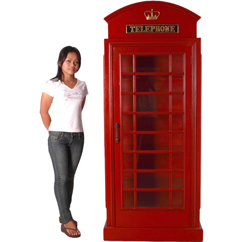 楽天市場】オブジェ 電話ボックスキャビネット インテリア イベント