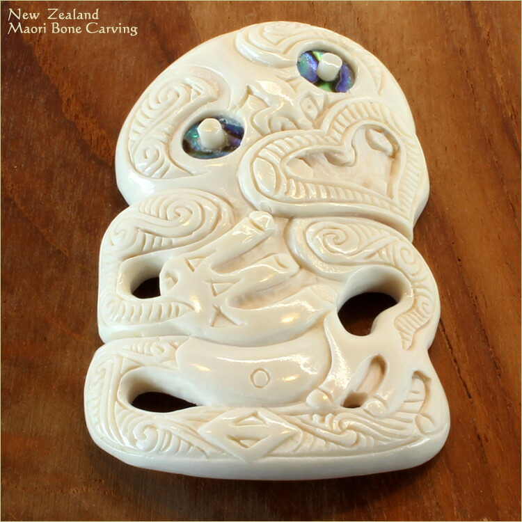 楽天市場】ニュージーランド ボーンカービング ティキマオリカービング