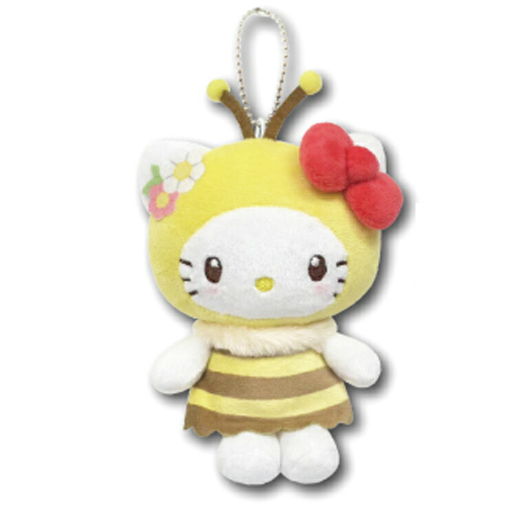 楽天市場】ハローキティ マスコットポーチ ミツバチ 164747