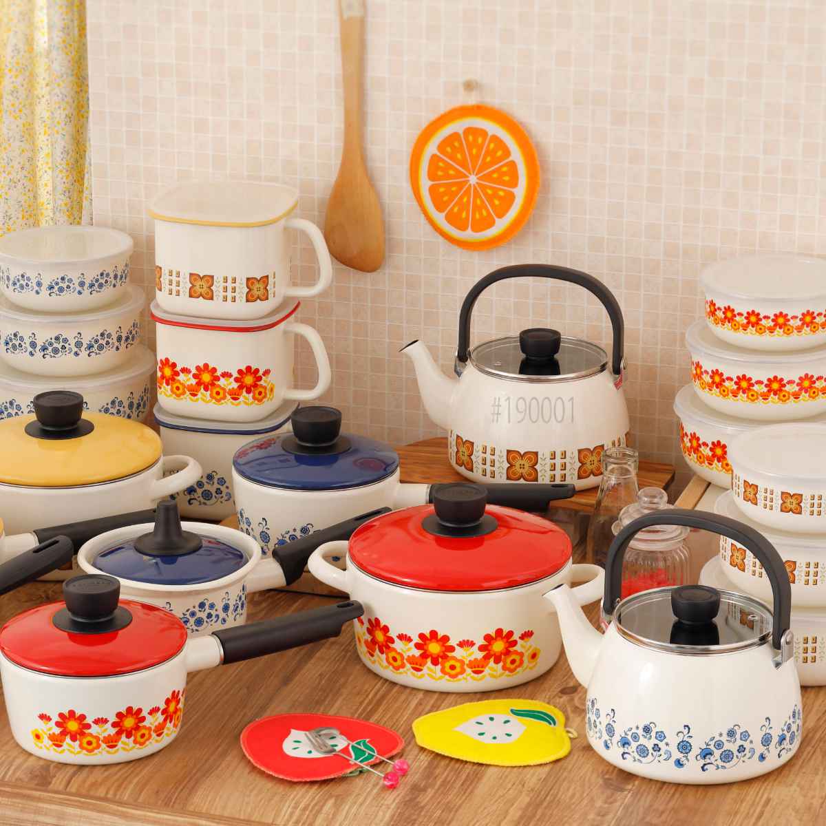 楽天市場】キャセロール 20cm IH対応 メモリーズ サンフラワー 両手鍋