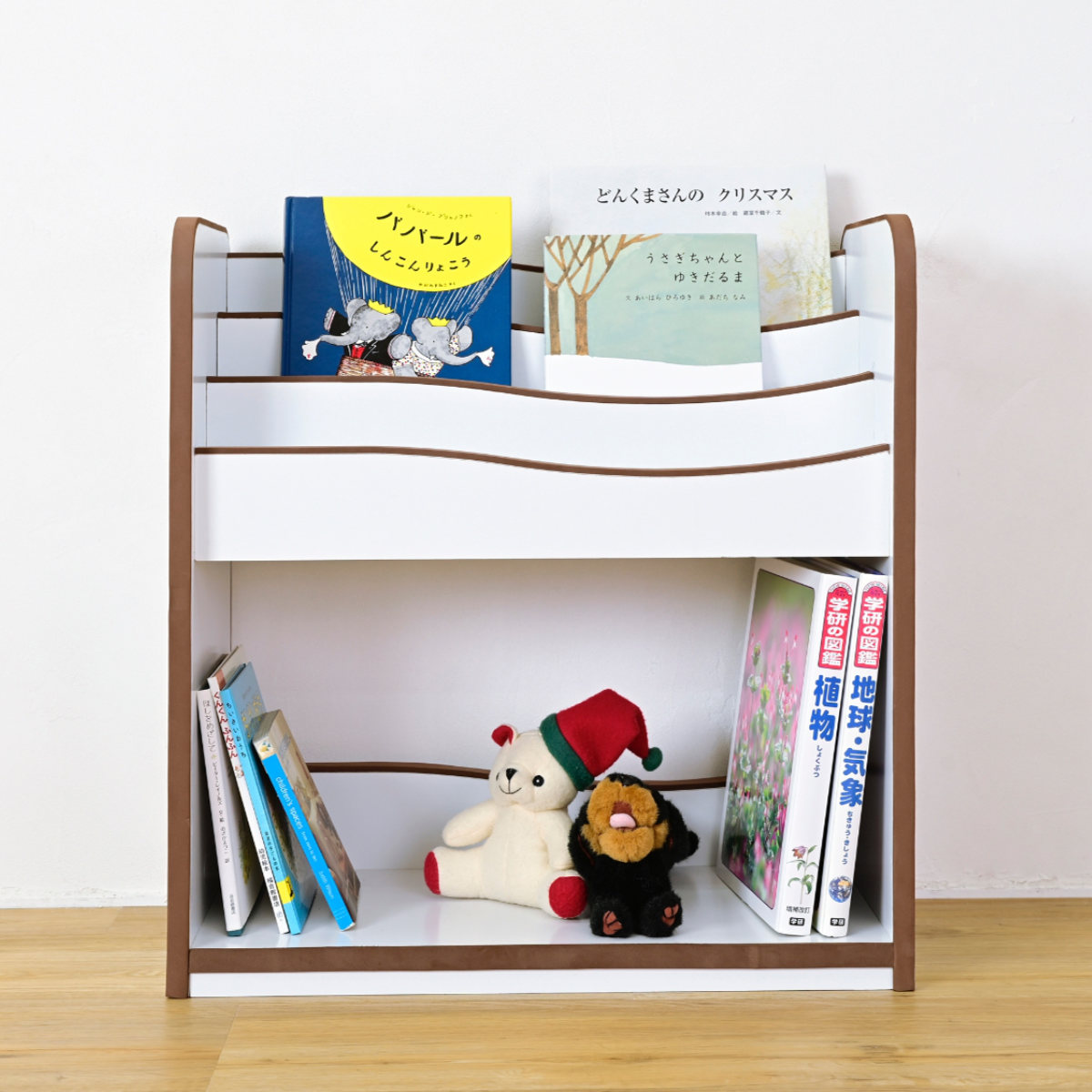 楽天市場】絵本ラック おもちゃ箱 絵本棚 スリム 角丸 幅60cm （ 本棚