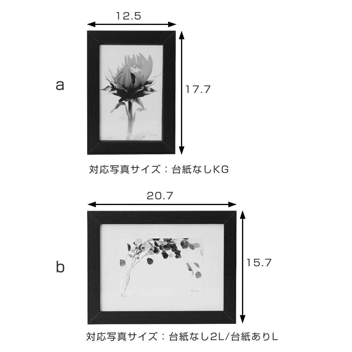 楽天市場】フォトフレーム FRA-01 壁掛け （ フォトスタンド 7個セット