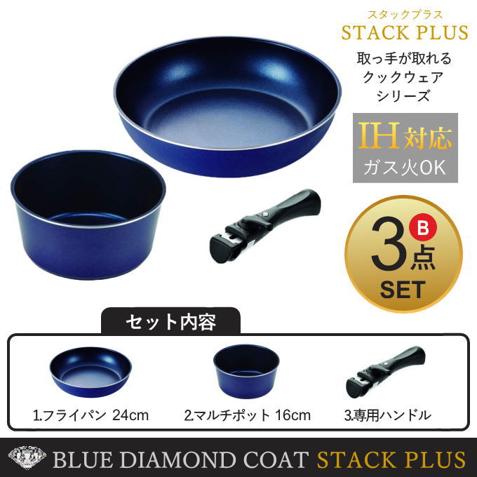楽天市場】【本日ポイント5倍】フライパン 3点 セット B IH対応 ガス火
