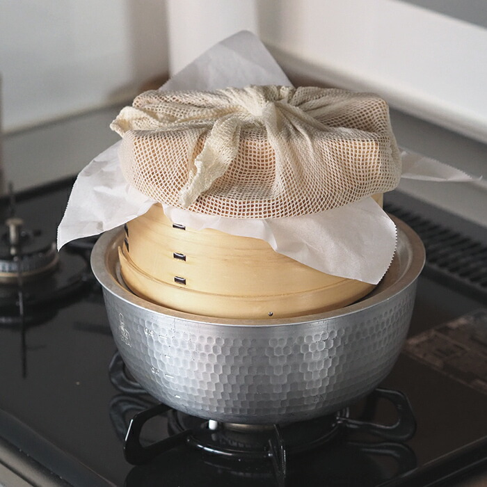 楽天市場】山一 蒸し布 M 40×40cm【5点までネコポス可】 / 綿100