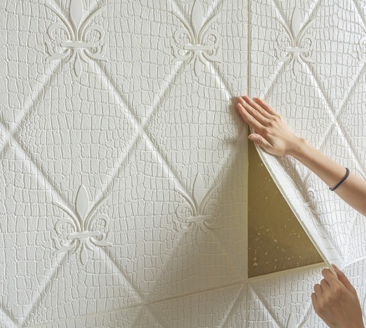 楽天市場】A054698WS13-1背景壁 3D立体レンガ模様壁紙 防水 汚い防止