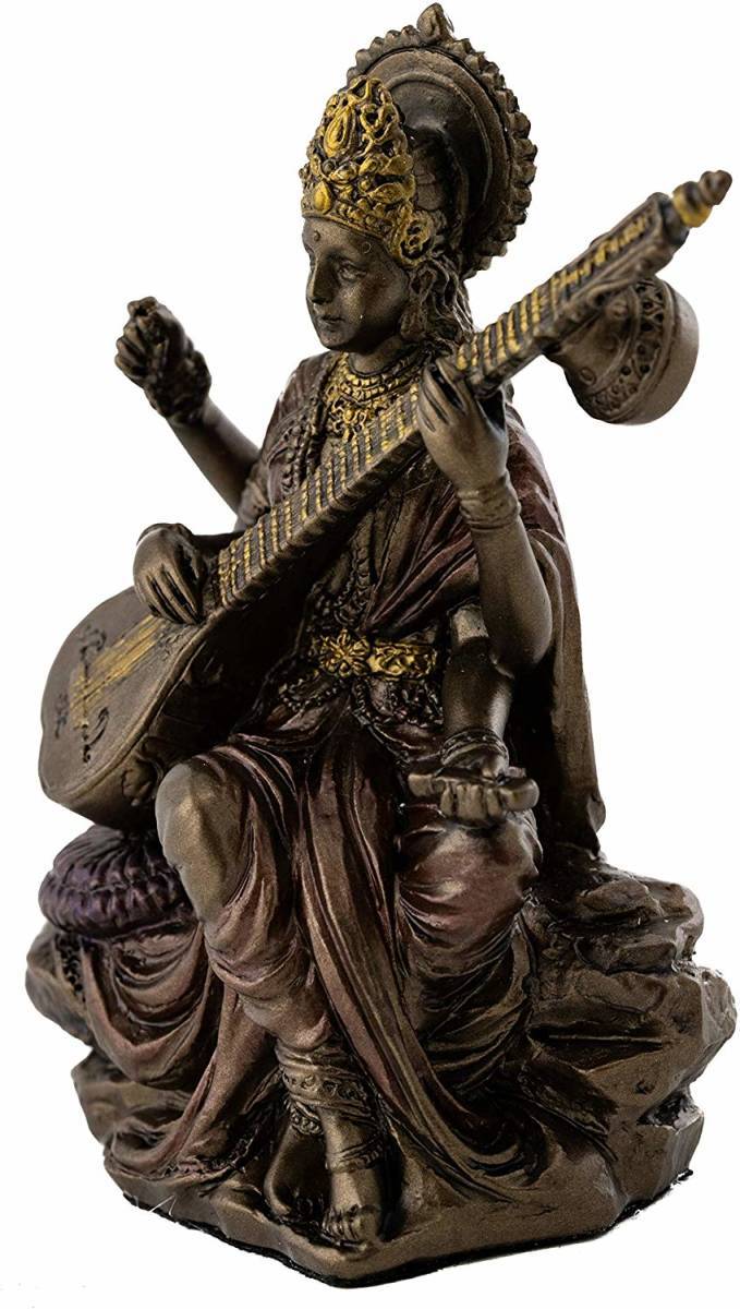 楽天市場】小さな サラスワティー（サラスヴァティー）弁財天（弁才天