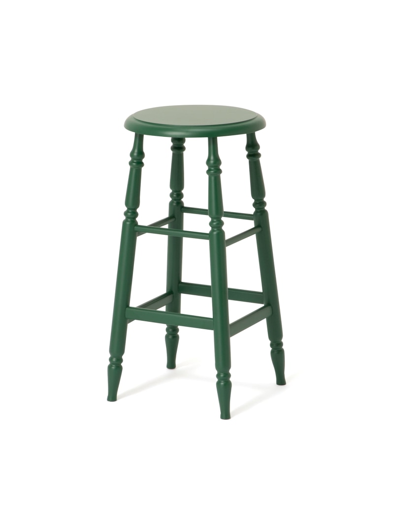 フランフラン ジェム スツール 椅子 ドレッサー用 グリーン グレー