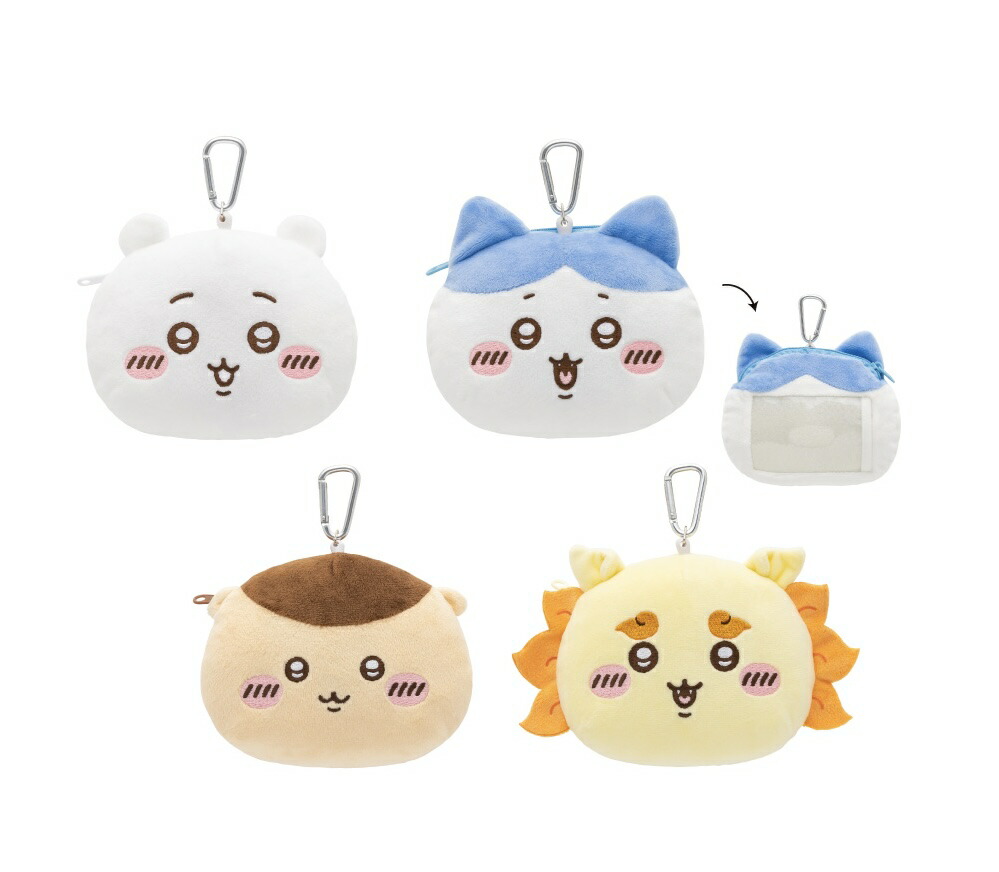 楽天市場】【4個セット】ちいかわ ぬいぐるみパスケースポーチ1