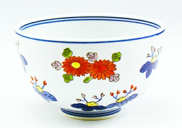 楽天市場】【有田焼】【源右衛門窯】 染錦桐菊花散し飯碗【源右衛門