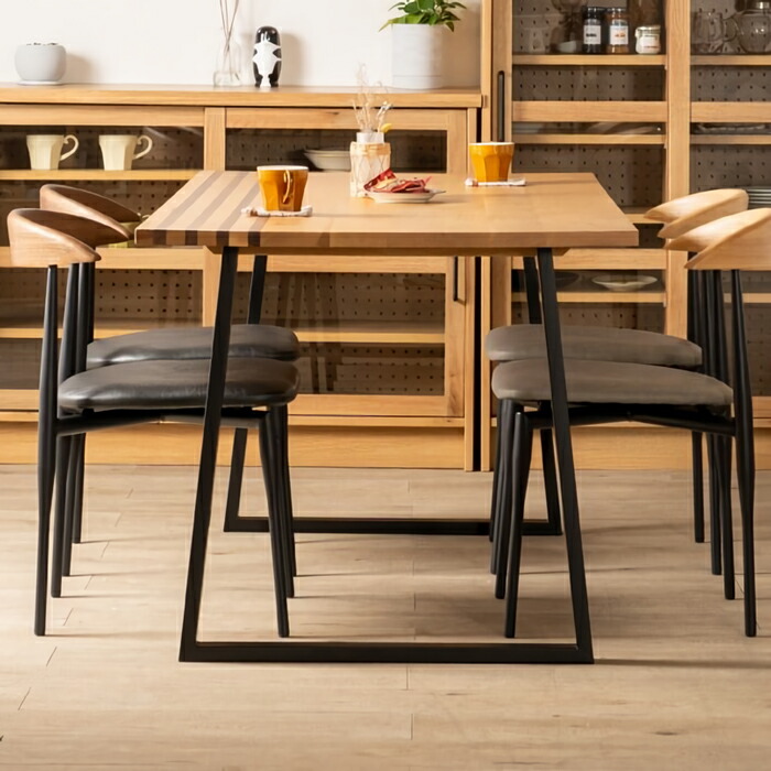 楽天市場】リビングダイニングテーブル 165 オーク無垢 ウォールナット