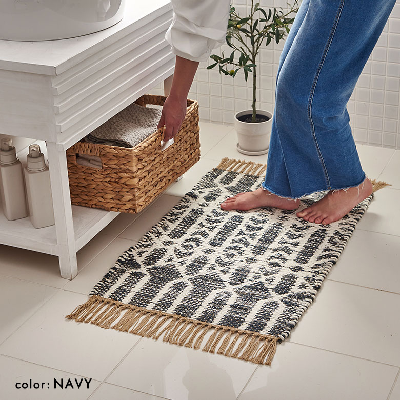 楽天市場】玄関 マット ジュートラグ 麻 綿 コットン シェニール