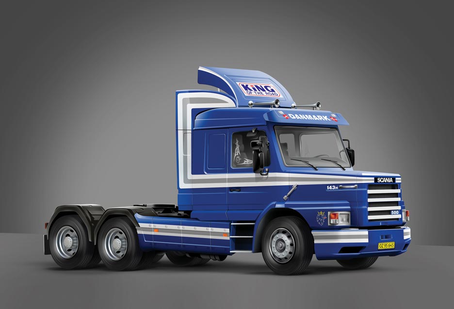 1/24 スカニア T143H 6×2 トラック【IT3937:4545782094541】｜ITALERI