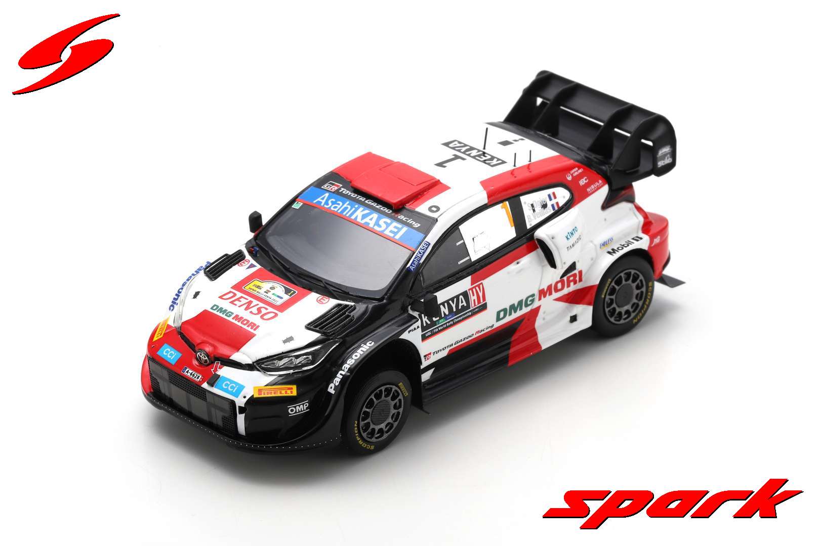 S6712 1/43 TOYOTA GR Yaris Rally1 No.4 TOYOTA GAZOO Racing WRT 3rd