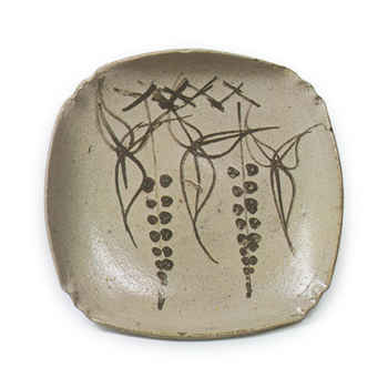 絵唐津 藤文 四方 皿 | 鶴田 純久の章 お話