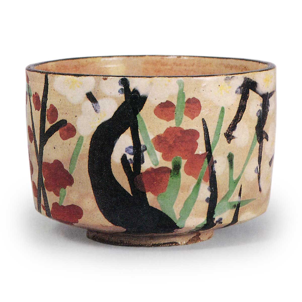 色絵槍梅文茶碗 | 鶴田 純久の章 お話