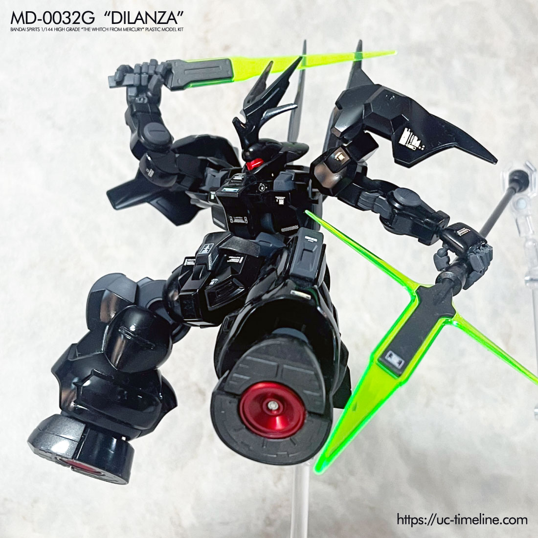 BANDAI SPIRITS HG 水星の魔女 1/144ディランザ（グエル専用機）完成